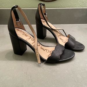 Sam Edelman Odila Block Heel - Black Patent Leather